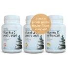 VITAMINA C PENTRU COPII (aroma pepene galben) 20cpr+JUCARIE ALEVIA