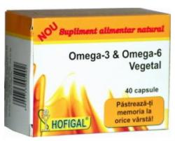 OMEGA-3 SI OMEGA-6 VEGETAL 40cps HOFIGAL