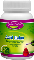 Produse naturiste INDIAN HERBAL - Tratati afectiunile digestive cu ACID RELAX 250g INDIAN HERBAL