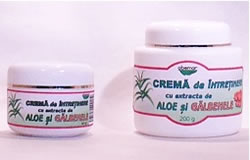 Produse naturiste ABEMAR MED - Crema de intretinere cu ALOE si GALBENELE