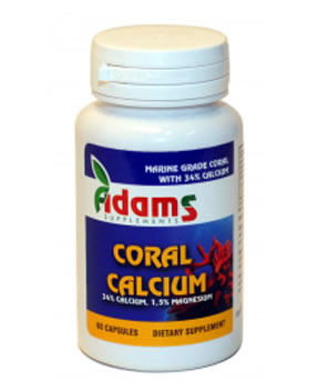 Produse naturiste ADAMS VISION - Coral Calciu 1000Mg 30Cps Adams Vision