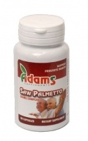 Produse naturiste ADAMS VISION - Tratament prostata - Pachetul Saw Palmetto 500mg 60cps (1+1 GRATUIT) ADAMS VISION