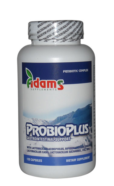 Produse naturiste ADAMS VISION - Refacerea florei intestinale cu Probioplus 20Cps Adams Vision
