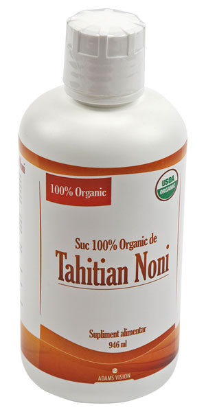 Produse naturiste ADAMS VISION - Mentinerea colesterolului in limite normale cu Suc de Tahitian Noni 946Ml Adams Vision